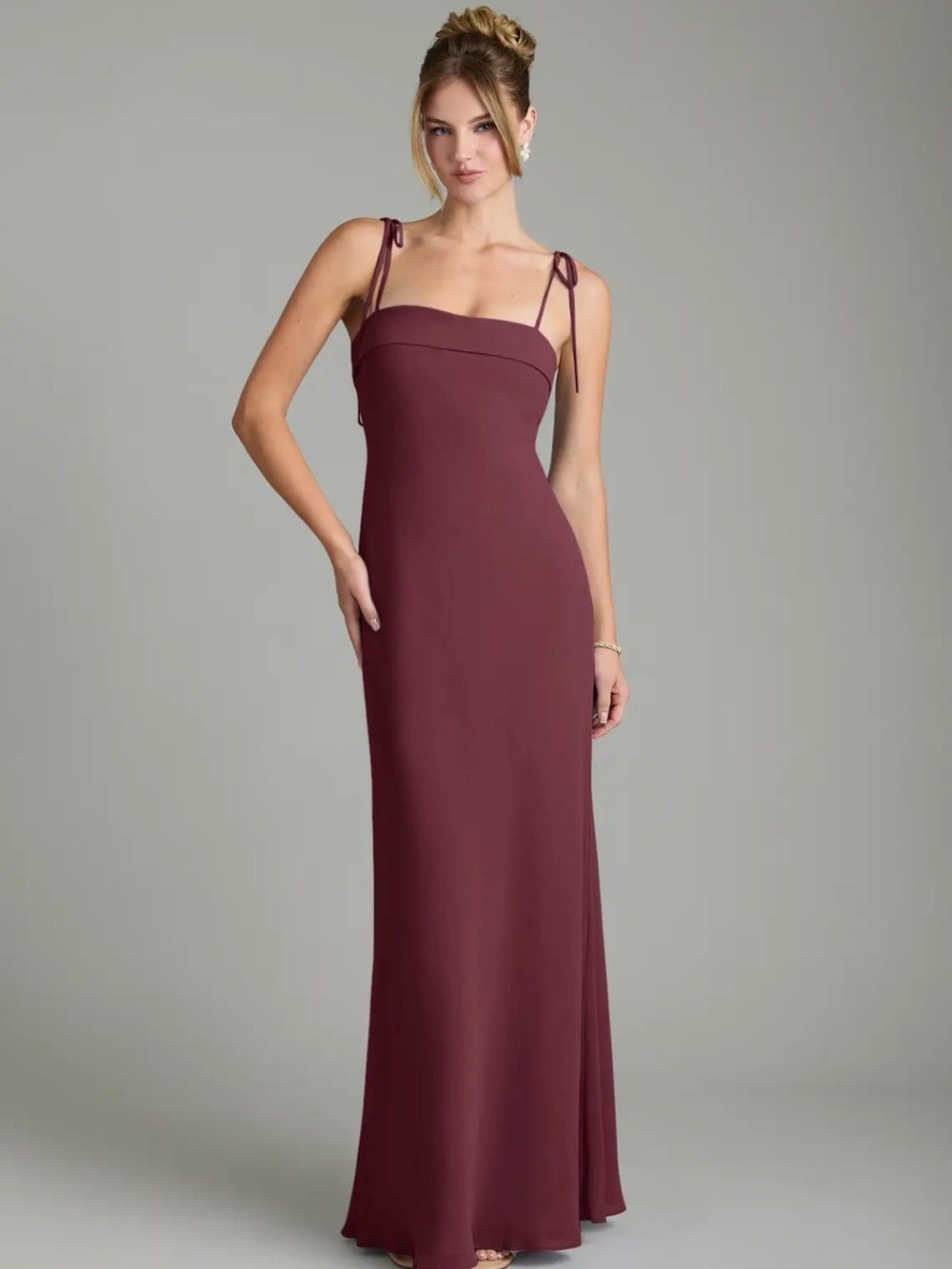 Azazie Ellia Column Gown